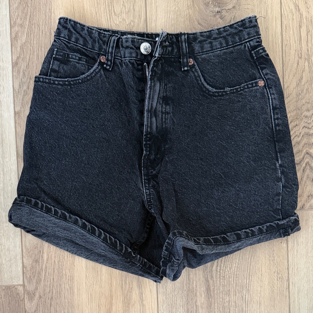 Zara Black Jean Shorts for Women